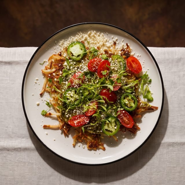 Avocado Hash Brown "Toast".
