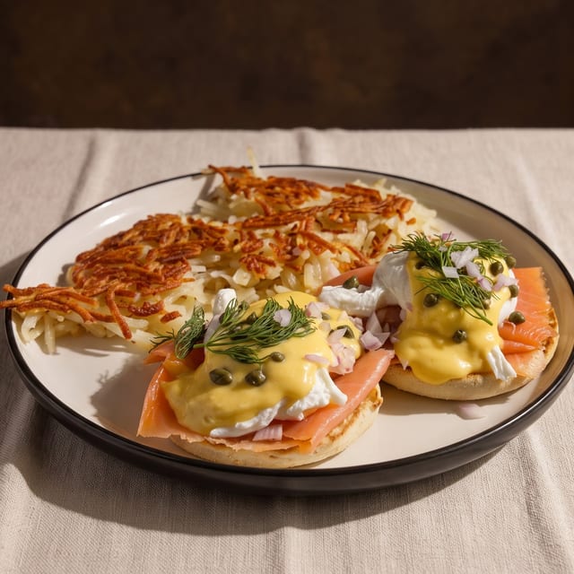 Salmon Benedict.